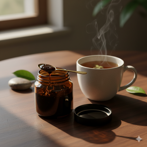 shilajit à diluer dans du café
