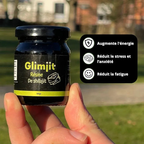 Résine de Shilajit Pure 50g - Pot supplémentaire