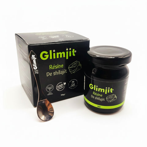 Packaging Glimjit Shilajit pur 50gr